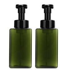 2 PCS-Foaming Soap Dispenser, Hand Refillable Foam Green