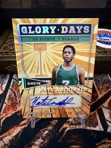 2025 Leaf Glory of the Game Basketball NATE ARCHIBALD AUTO /40!