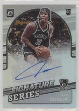 2021-22 Panini Donruss Optic Signature Series Holo Prizm David Duke Jr Auto 12ql