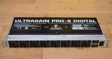 Behringer Ultragain Pro-8 Digital ADA8000 ADAT 8-Channel Mic Preamp - faulty