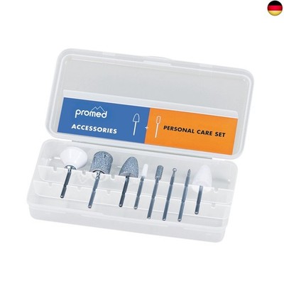 Promed Personal Care Schleifkörper-Set, 8 Schleifkörper für die Na