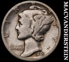 1935-S Silver Mercury Dime - Scarce  Semi-key  Better Date  No Reserve  #G8146
