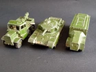VINTAGE DINKY TOYS - CENTURION TANK - RECOVERY TRUCK - ARMOURED COMMAND VEHICLE