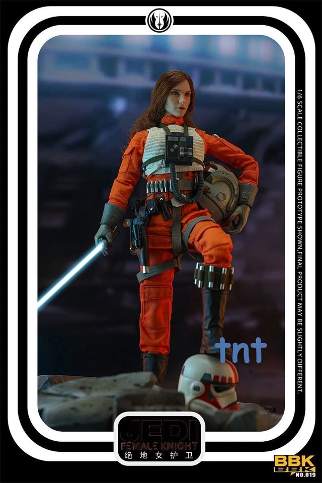 En stock Nuevo BBK BBK019 1/6 Jedi Caballero Femenino 12" Mujer Figura de Acción Modelo Foto 2 de 4