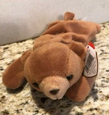 Ty Beanie Babies CUBBIE bear, MWMTs,4th gen sw tag, CDN tush, 1993, PVC, RARE 