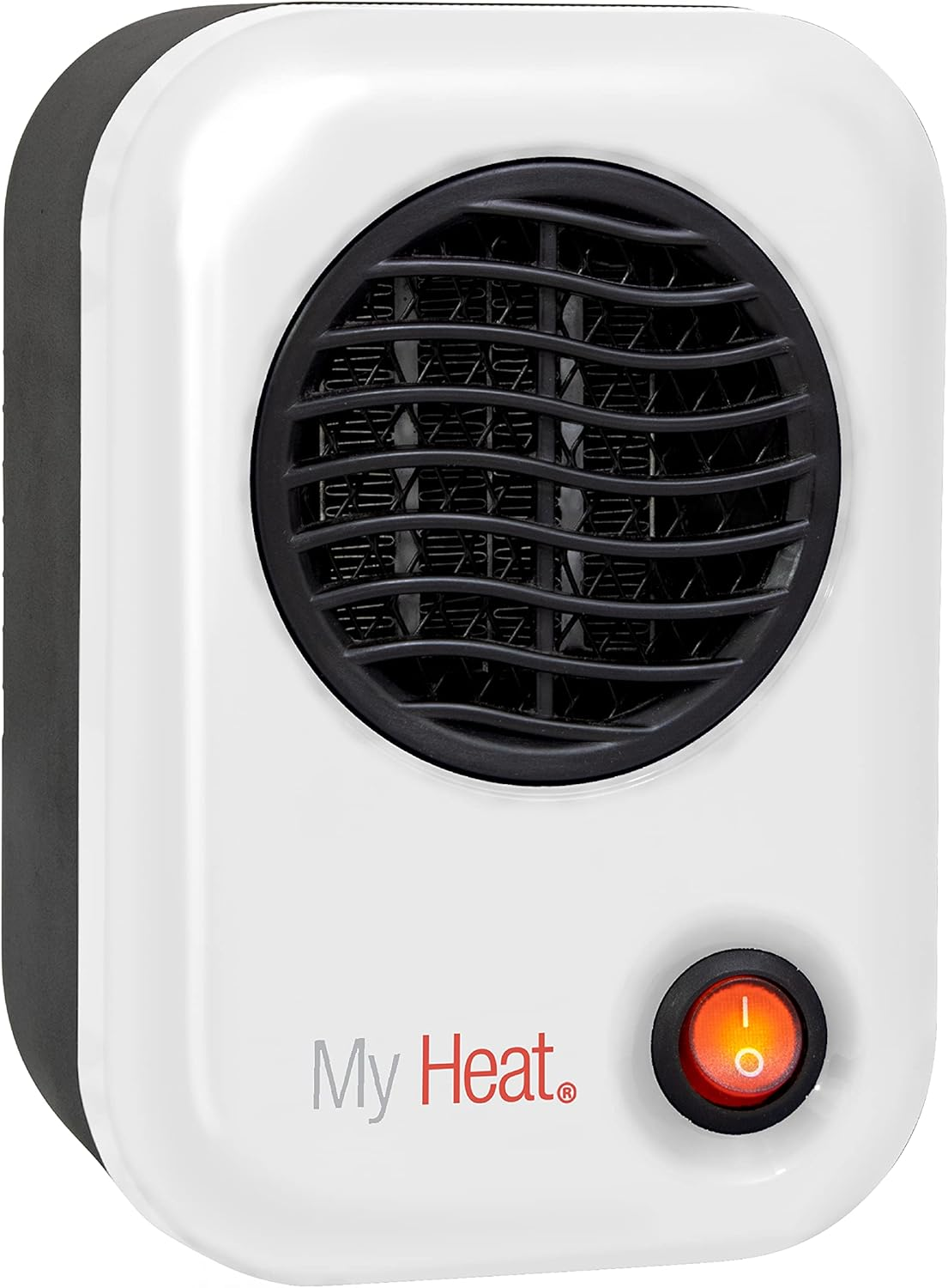 Myheat Personal Mini Space Heater for Home with Single Speed, 6 Inches, White, 2