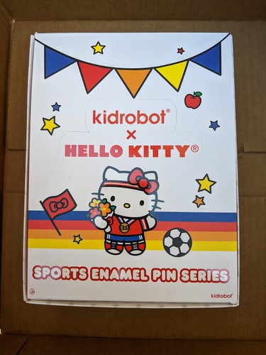 Kidrobot Sanrio Hello Kitty Sports Series Enamel Pins case of 20 - Afbeelding 1 van 3