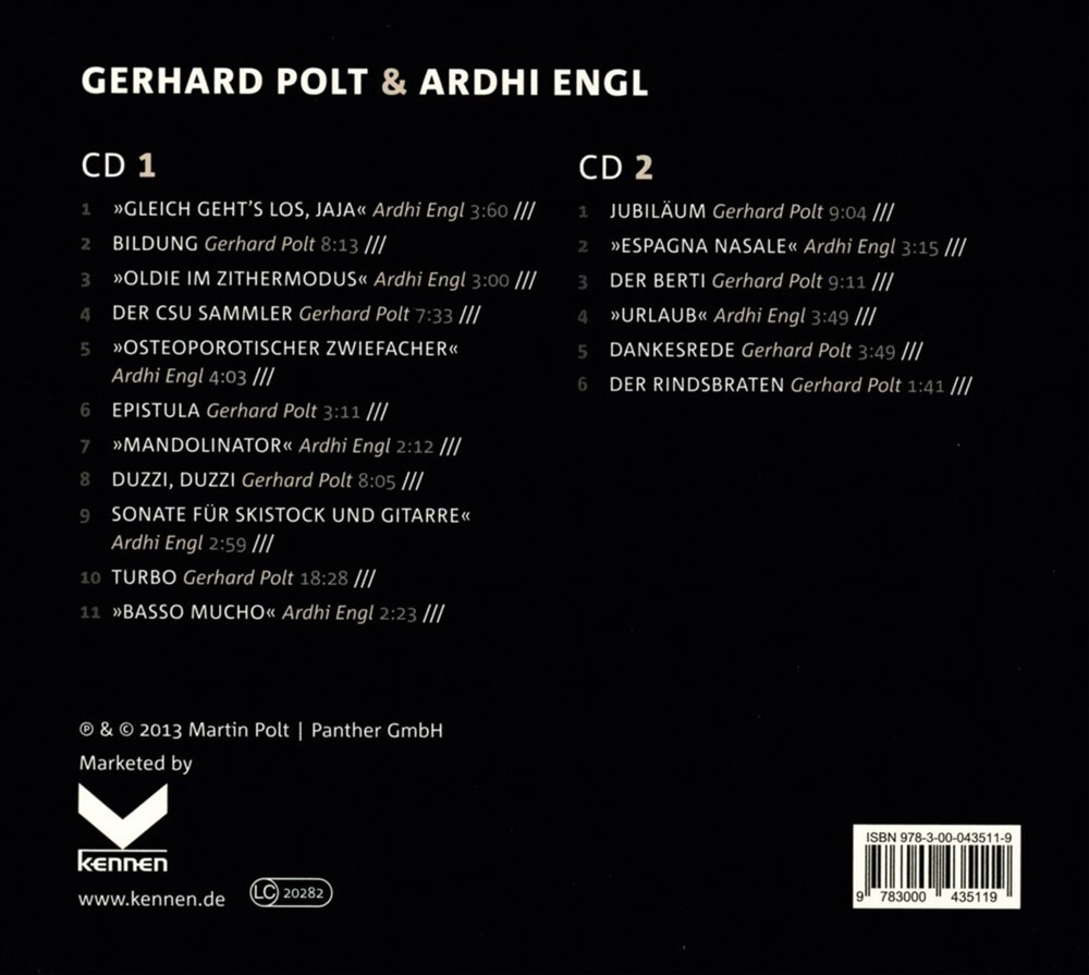 Thumbnail - Gerhard Polt & Ardhi Engl. 2 Cds. Gerhard Polt