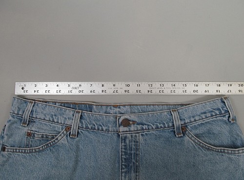 Vtg Levis 560 Jeans Mens 40x32 (37x31 ACTUAL) Blue Loose Tapered Orange Tab 90s - Picture 6 of 8