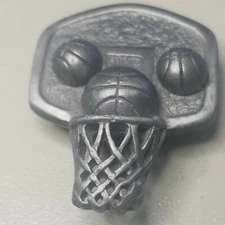 Vintage Pewter Basketball Jewelry Brooch / Pin Earrings Set Balls Hoop Torino?