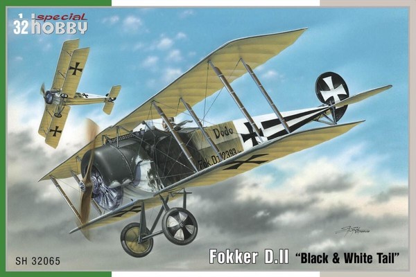 MW22 Special Hobby SH32065 Fokker D. Ii “Black & White Tail” 1/32 Flugzeug 1/72-image