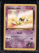 Sabrina’s Abra Gym Challenge 93/132 Regular 1st Edition LP.