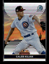 2022 Bowman Chrome #AFLS-26 Caleb Kilian 2021 AFL Fall Stars