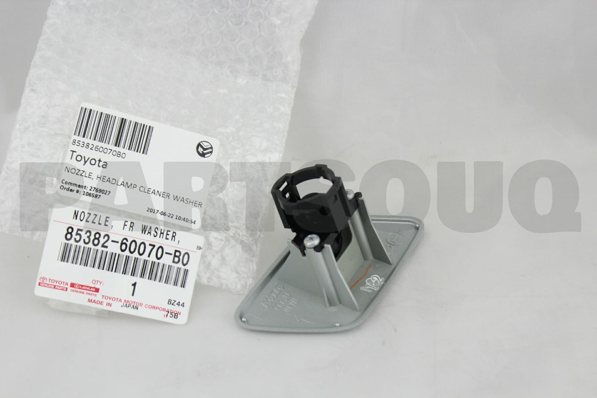 8538260070B0 Genuine Toyota NOZZLE, HEADLAMP CLEANER WASHER