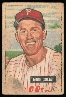 1951 Bowman #77 Mike Goliat Philadelphia Phillies