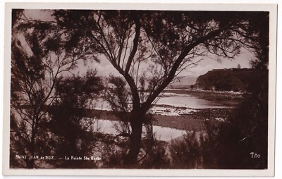 BASQUE COUNTRY, SAINT JEAN DE LUZ around 1930: LA POINTE SainTE BARBE, SW photo, ungel.