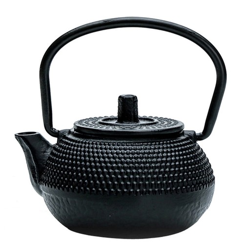 Japanese Tea Kettle Stovetop Vintage Tea Pot Black - Picture 3 of 6