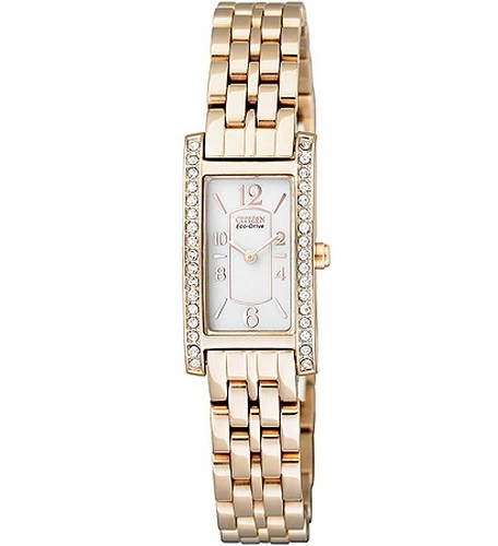Citizen Eco Drive Gold Crystal Ladies Watch EG2023 54A eBay