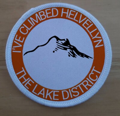 3 Zoll Schrittkante Helvellyn Bergwandern Souviner Aufnäher Patch Abzeichen