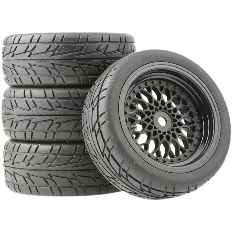 1:10 RC Rally Rubber Tires with 3mm/6mm/9mm Offset for Redcat HSP HPI Tamiya