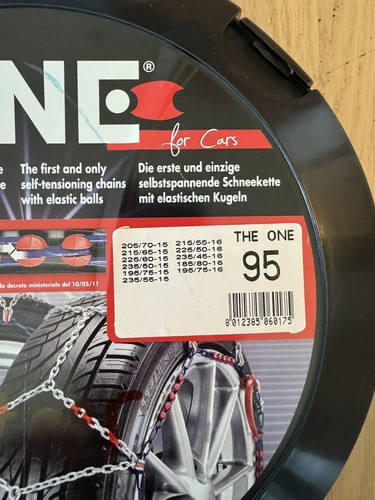 CATENE DA NEVE 9MM NUOVE MAI USATE OMOLOGATE CERTIFICATE A NORMA DI LEGGE