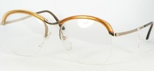 Logo Paris 08 120 GOLD AMBER EYEGLASSES GLASSES FRAME 52-16-130mm NOTES