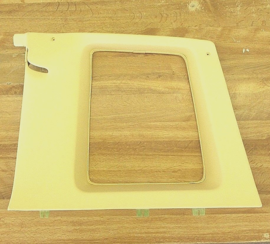 1978 1979 CADILLAC COUPE DEVILLE RH REAR INTERIOR WINDOW FRAME TRIM LIGHT YELLOW