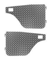 Warrior 902door Polished Diamondplate Aluminum Half Doors For Cj5 55-75