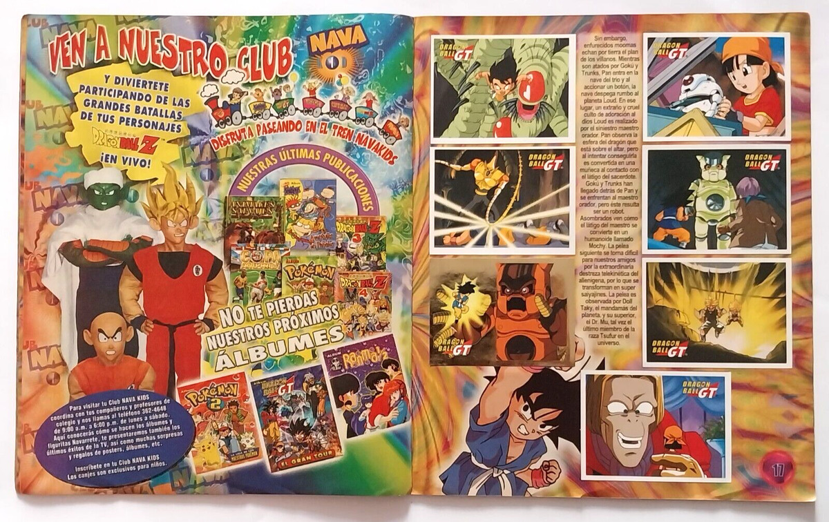 ALBUM DRAGON BALL GT NAVARRETE + SET COMPLETO