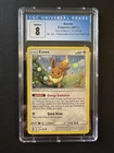 Pokemon 2017 Eevee 101a/149 CGC 8 NM/MINT Sun & Moon Base Set ALT ART Holo