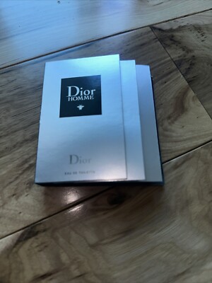 Lot of 3 - Dior Homme Eau De Toilette Sample 0.03oz/ 1mL