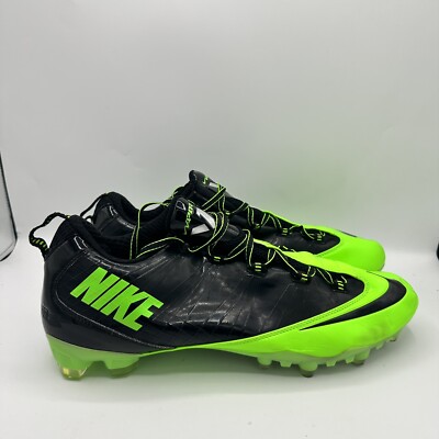 nike football cleats black and green