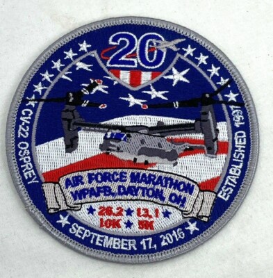 2016 US Air Force Dayton Marathon Patch