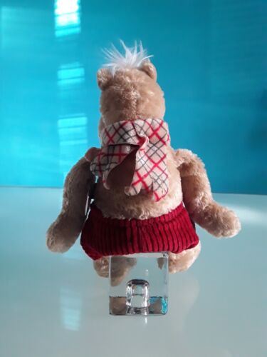 "NICI" peluche Orso "Rudolfo Valentino", 2002, colore marrone chiaro, h.22 cm. - Imagen 5 de 12