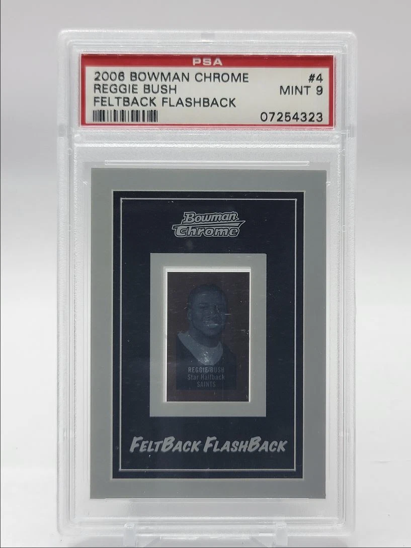 Reggie Bush Bowman Chrome Feltback Flashback #4 Feltback Flashback