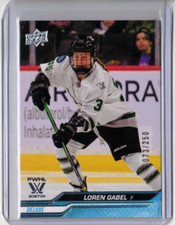 LOREN GABEL 24/25 2024 Upper Deck PWHL Rookie #30 SP DELUXE #'d /250 Boston