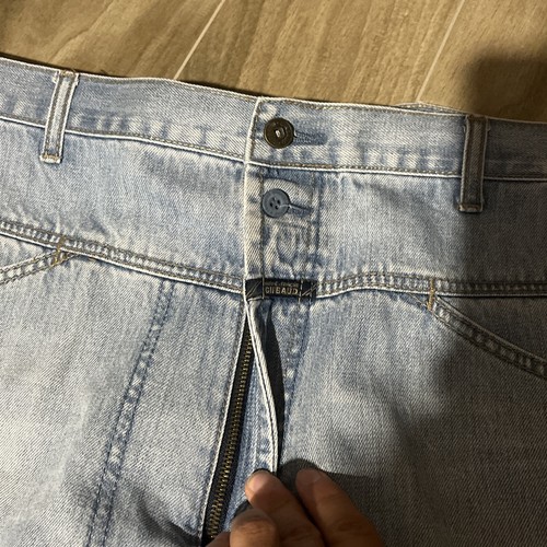 Vintage Marithe Francois Girbaud Jeans Men's 40s X 30 Blue Y2K Brand X Loose Fit - Picture 7 of 15
