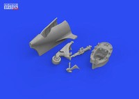 MW22 Eduard 648787 A6M3 Tailwheel Print 1/48 Brassin For Eduard
