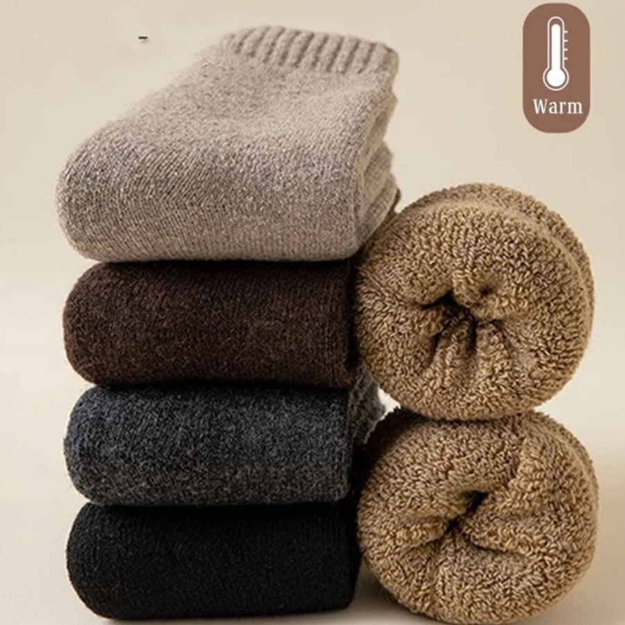 Men 95% Merino Wool Crew Cushioned Warm Thermal Thicken Boot Socks Winter 5 Pack
Opens in a new wind