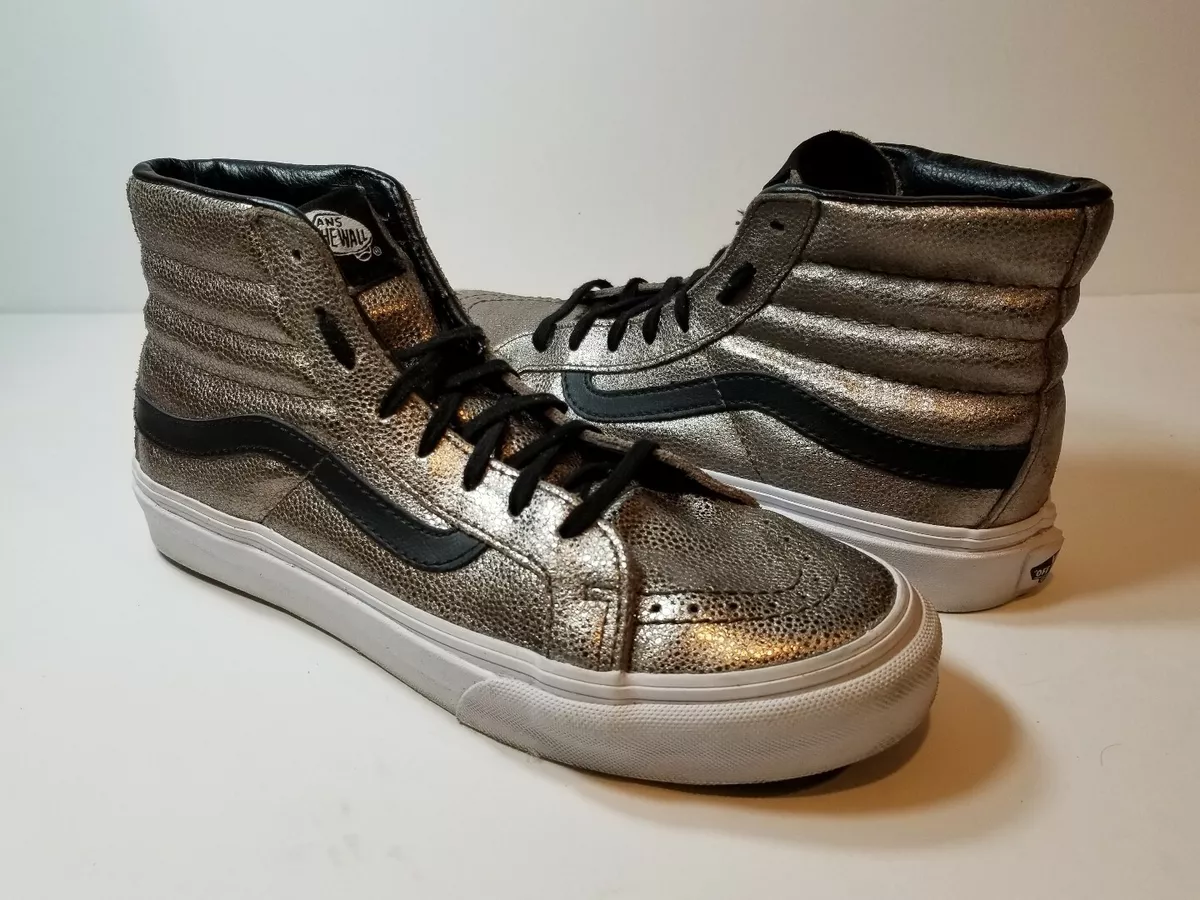 High top metallic clearance vans