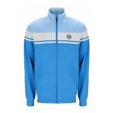 Sergio Tacchini Mens Damarindo Retro 80s Classics Contrast Stripe  Zip Track Top