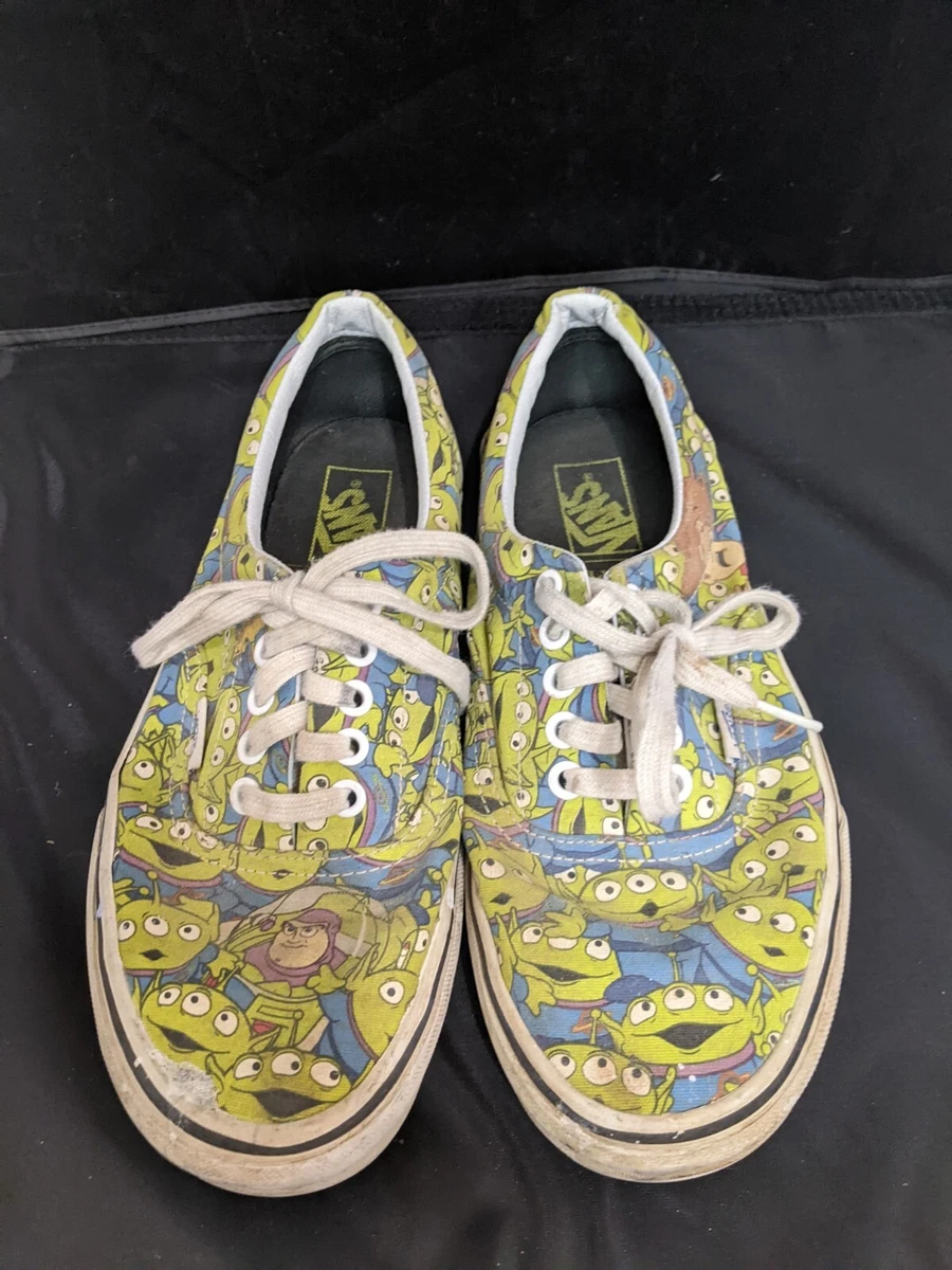Women s Size 10 Men s 8.5 Disney Pixar Toy Story Alien Vans Tennis Shoes