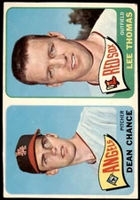1965 Topps Lee Thomas & Dean Chance #111 & 140