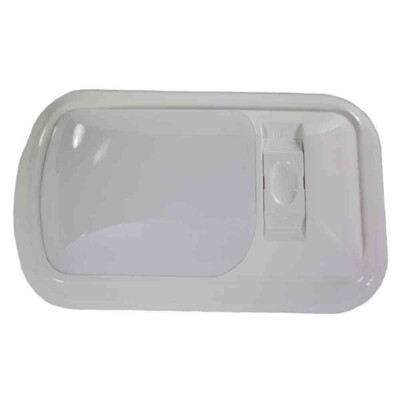Arcon 12-Volt Euro-Style Single LED Light - White Lens (20713)
