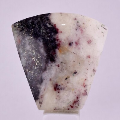 40cts GIANT CABOCHON PROUSTITE RUBY SILVER MINERAL PERU UCHUCCHACUA MINE BB225