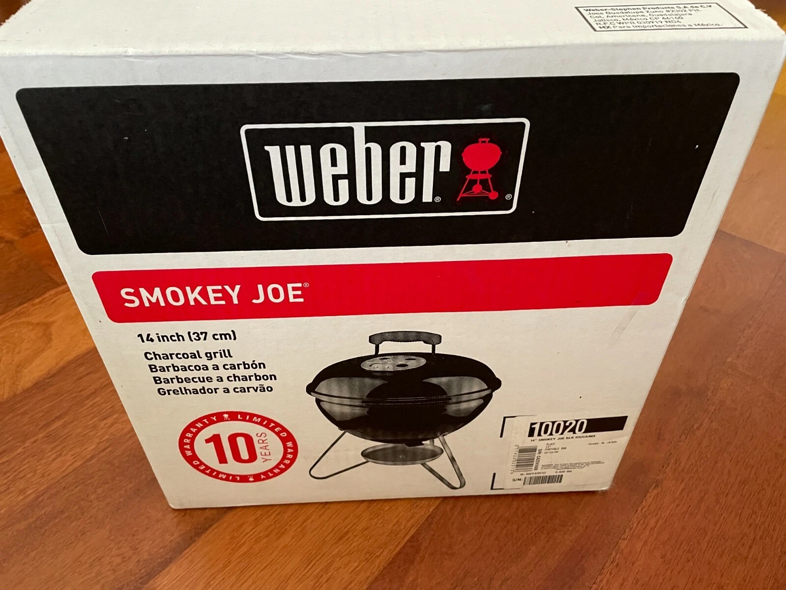 Weber Smokey Joe 14 inch Charcoal Grill