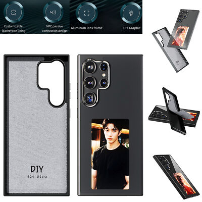 Smart E-Ink Screen DIY Display NFC Phone Case Cover For Samsung Galaxy S24 Ultra