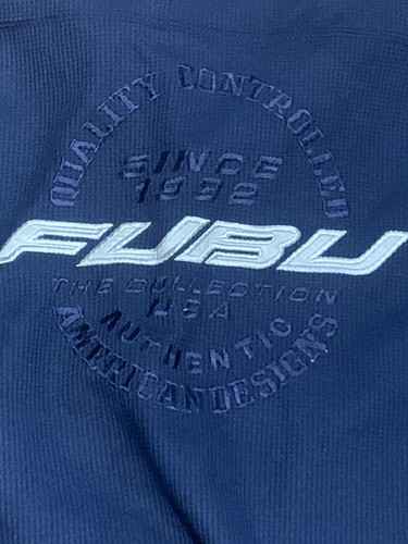 Vintage FUBU Blue XXL Polyester Pullover Jacket, The collection, PLEASE READ - Picture 11 of 11