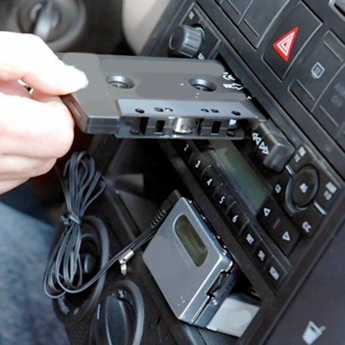 (Black)Adaptateur De Cassette De Voiture Avec Prise Jack 3 5 Mm Adaptateur - Afbeelding 2 van 5