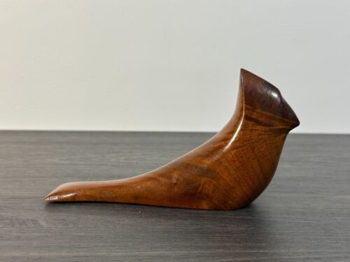 Hand Carved Wood, Cardinal Bird Figure 7” Handmade by Ralph Heuer - Picture 4 of 10